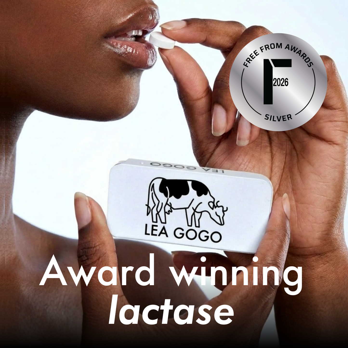 Lea Gogo Lactase Tablets – 12,500 FCC Enzyme Strength (40 Tablets)