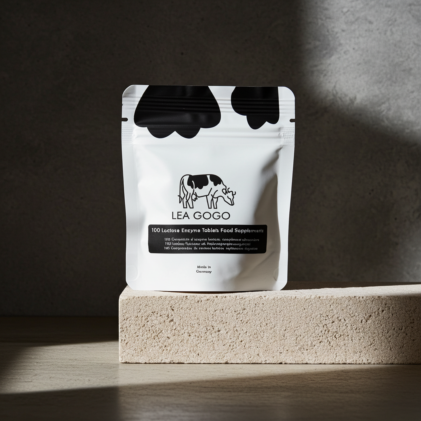 Lea Gogo Lactase Tablets Refill Bag – 12,500 FCC (100 Tablets)